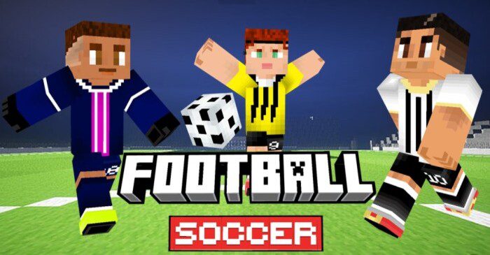 Football - Soccer: Player Ball Addon (1.20) - MCPE/Bedrock Mod 1