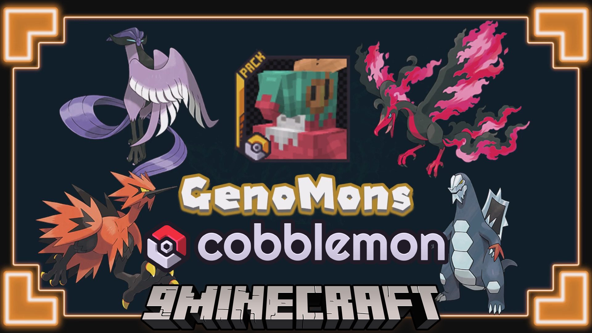 GenoMons Data Pack (1.20.1, 1.19.2) - Legendaries Pokemon 1