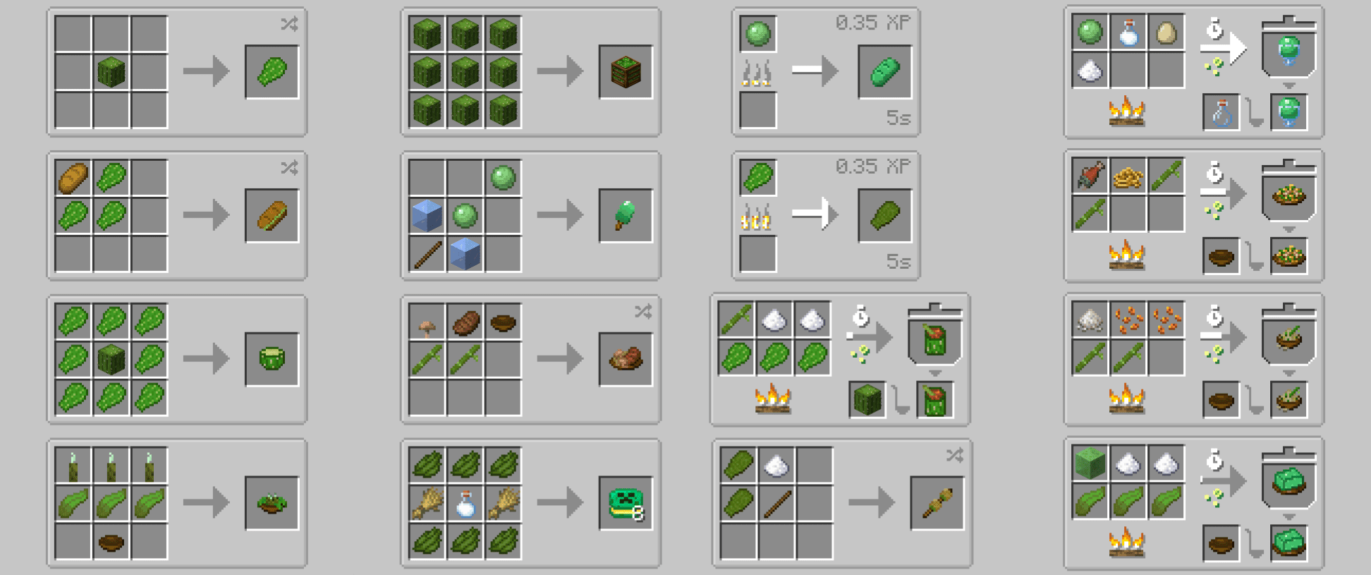 Green Delights Mod (1.20.1, 1.19.4) - Green Colored Food 2