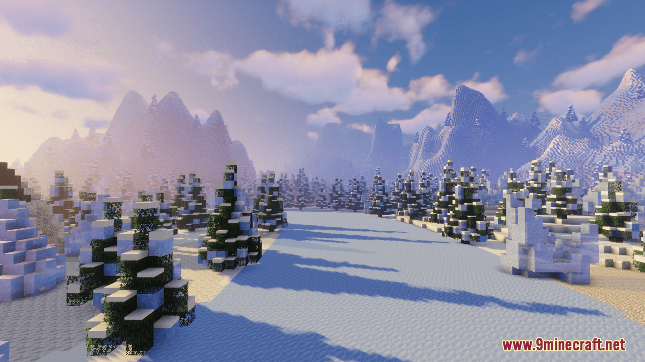 Icy Peaks Map (1.21.1, 1.20.1) - Boat Racing Track 6