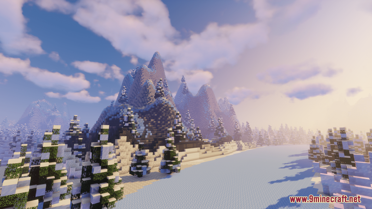 Icy Peaks Map (1.21.1, 1.20.1) - Boat Racing Track 7