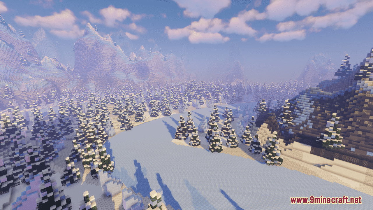 Icy Peaks Map (1.21.1, 1.20.1) - Boat Racing Track 10