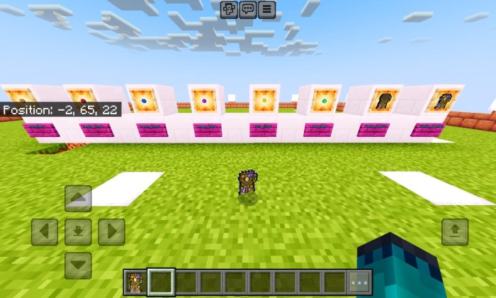 Infinity Gauntlet Addon (1.20) - MCPE/Bedrock Mod 5