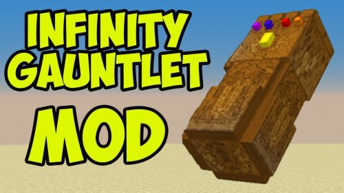 Infinity Gauntlet Addon (1.20) – MCPE/Bedrock Mod Thumbnail