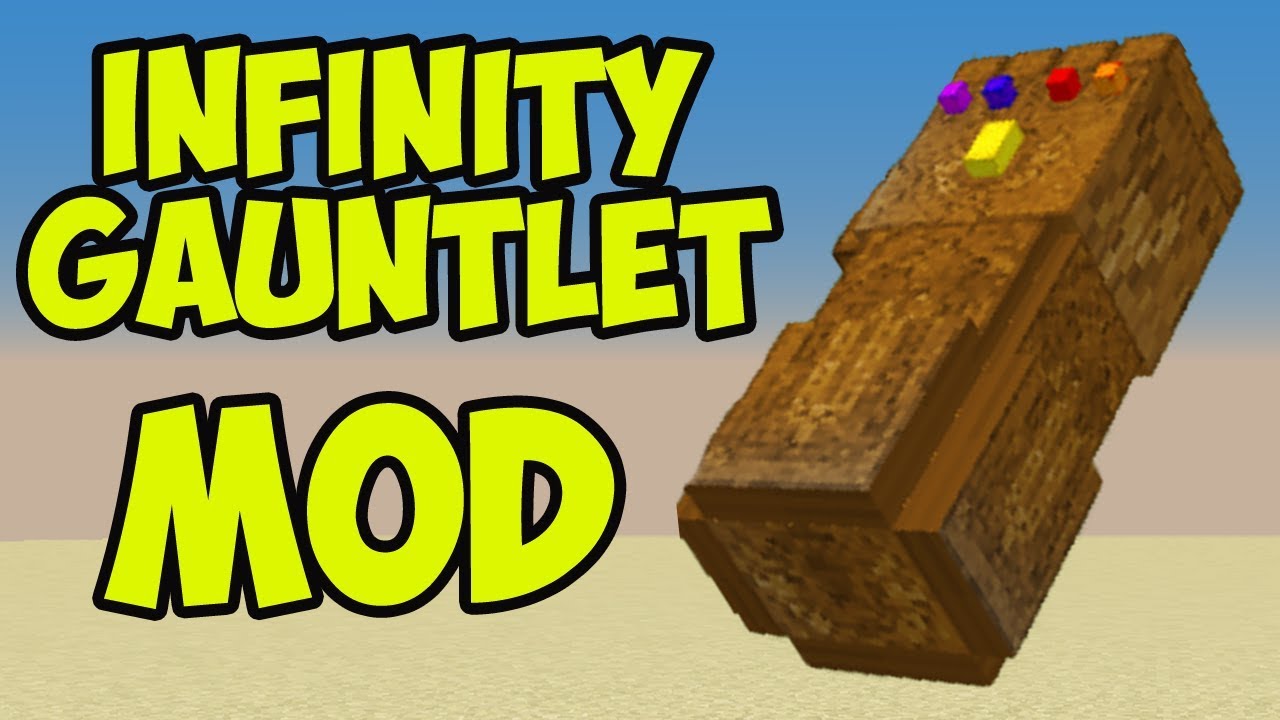 Infinity Gauntlet Addon (1.20) - MCPE/Bedrock Mod 1