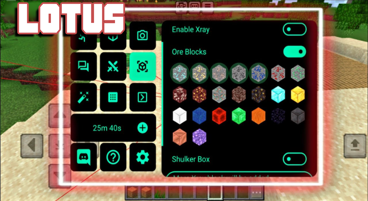 Lotus Client (1.21, 1.20) - Better ToolBox for MCPE/Bedrock 1
