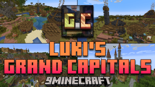 Luki’s Grand Capitals Mod (1.21.1, 1.20.1) – Discovering The New Overworld Thumbnail