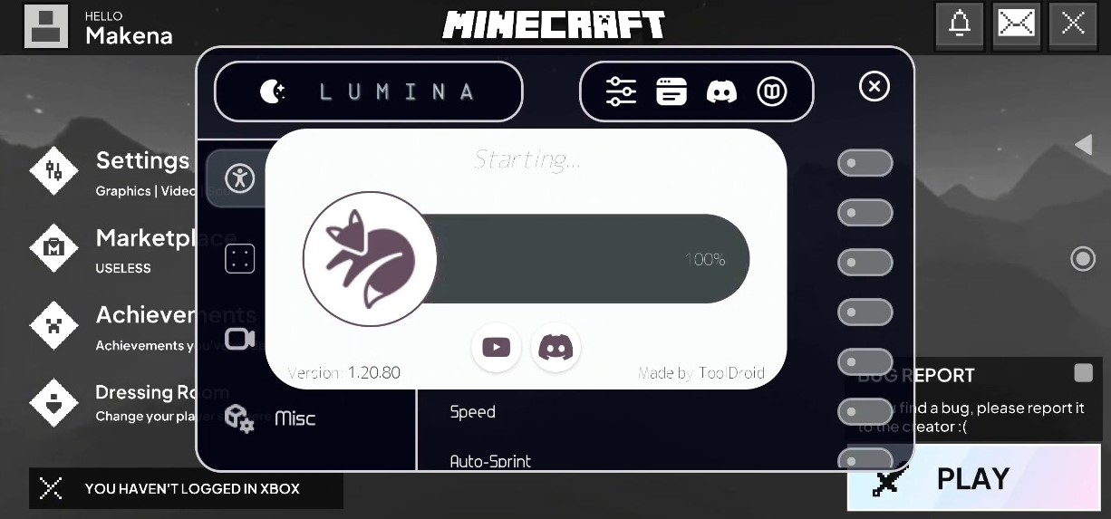 Lumina Client (1.21, 1.20) - Perfect ToolBox for MCPE/Bedrock 3