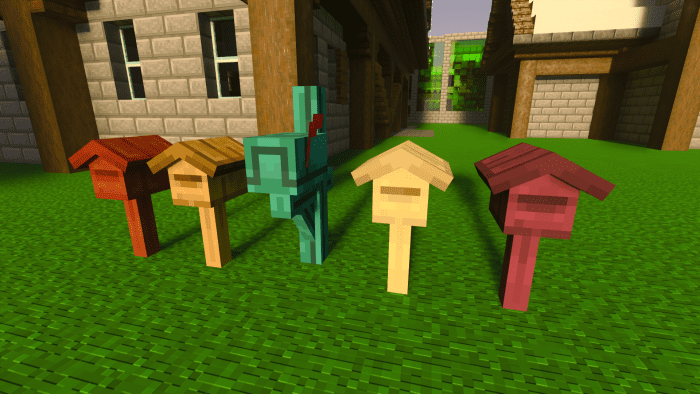 Mailboxes Addon (1.20) - MCPE/Bedrock Mod 2