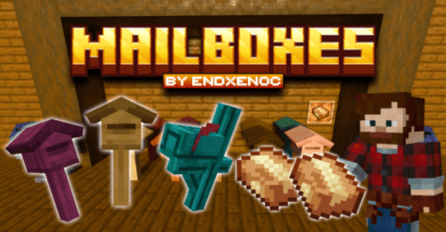 Mailboxes Addon (1.20) – MCPE/Bedrock Mod Thumbnail