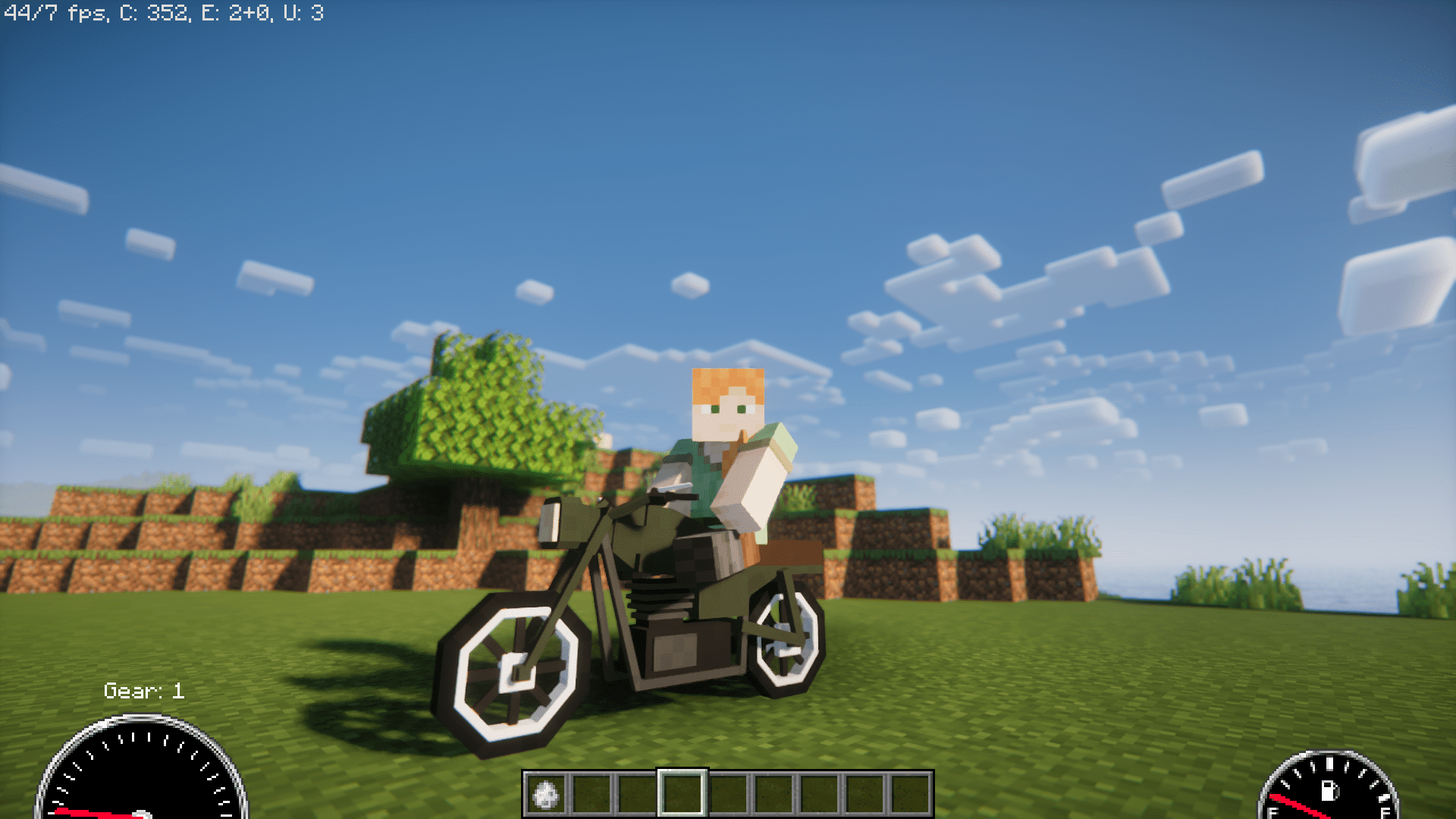 MineBikes Mod (1.20.1) - Rideable Bikes 9