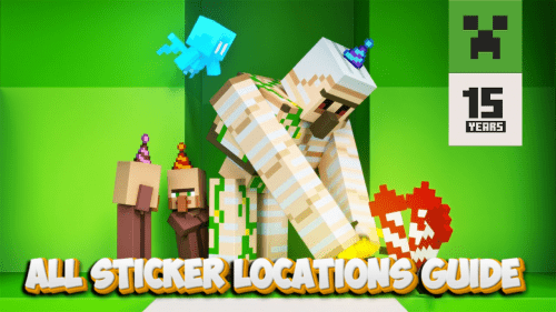 Minecraft 15th Anniversary Map Guide – All Sticker Locations Thumbnail
