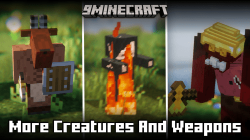 More Creatures And Weapons Mod (1.20.1) – New Mobs, Weapons & More! Thumbnail