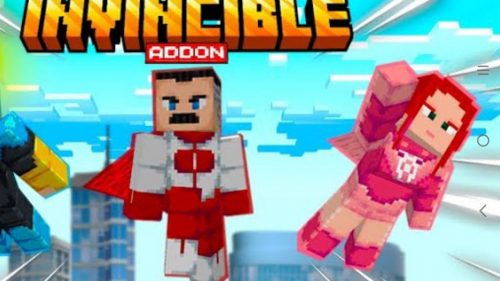 Invincible Addon (1.20) – MCPE/Bedrock Mod Thumbnail