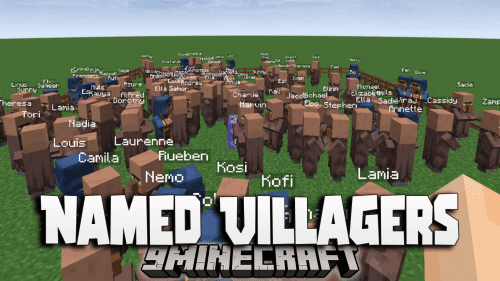 Named Villager Data Pack (1.20.6, 1.20.1) – A World Of Names Thumbnail