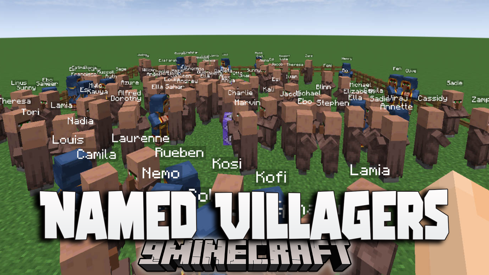 Named Villager Data Pack (1.20.6, 1.20.1) - A World Of Names 1