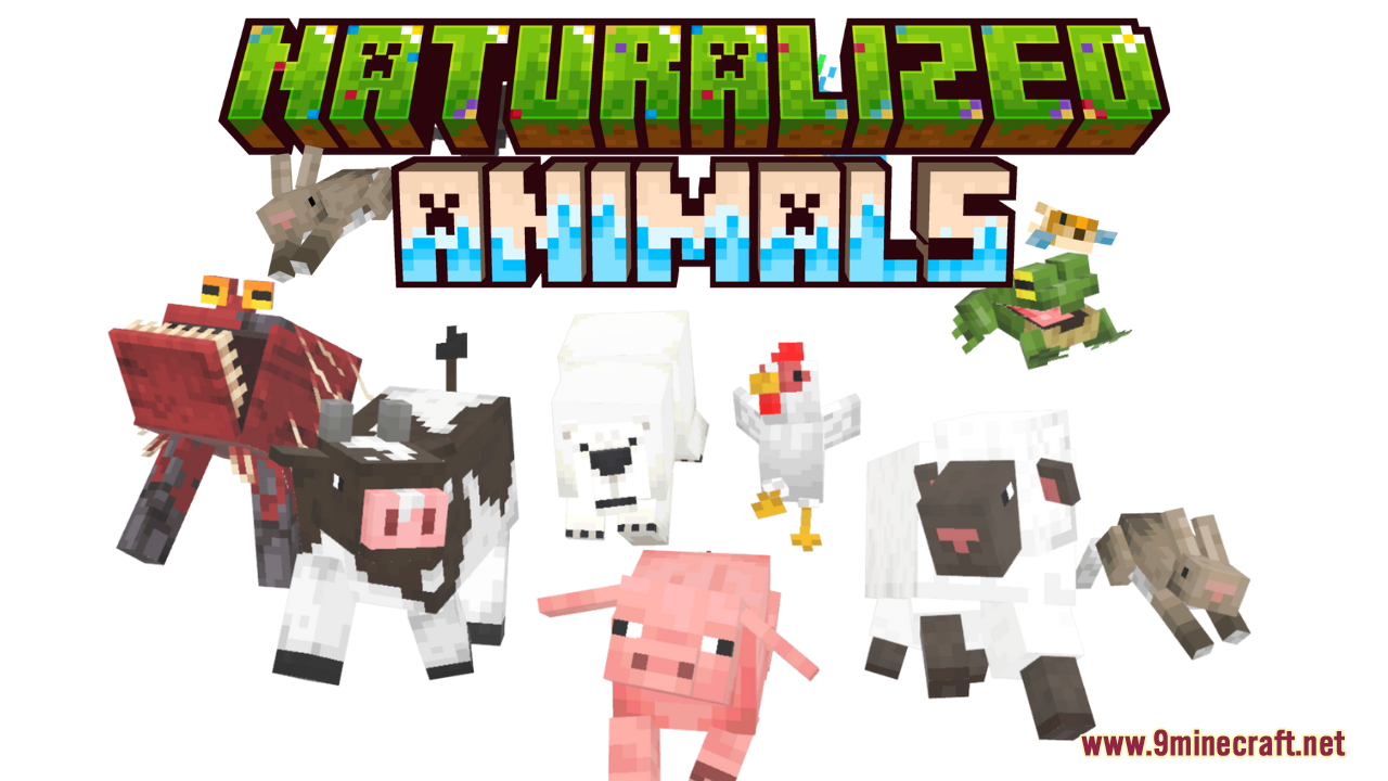 Naturalized Animals Resource Pack (1.20.6, 1.20.1) - Texture Pack 1