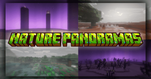 Nature Panoramas UI Pack (1.20) – MCPE/Bedrock Thumbnail