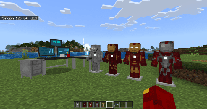 New Iron Man Addon (1.20) - MCPE/Bedrock Mod 5