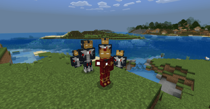 New Iron Man Addon (1.20) - MCPE/Bedrock Mod 7