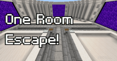 One Room Escape Map (1.20) – MCPE/Bedrock Thumbnail