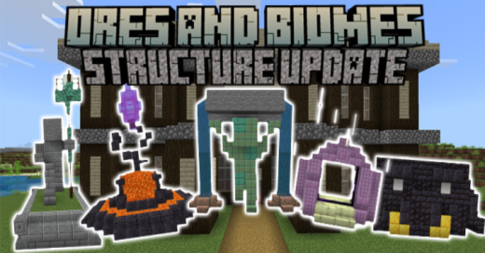 Ores and Biomes Release Addon (1.21, 1.20) - MCPE/Bedrock Mod 1