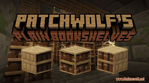 Plain Leathery Bookshelves Resource Pack (1.20.6, 1.20.1) – Texture Pack Thumbnail