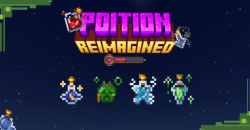 Potion Reimagined Texture Pack (1.20) – MCPE/Bedrock Thumbnail