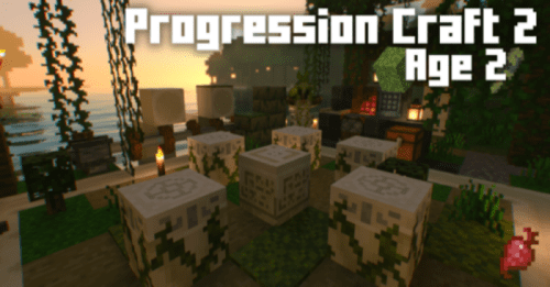 Progression Craft 2 Addon (1.20) – MCPE/Bedrock Modpack Thumbnail