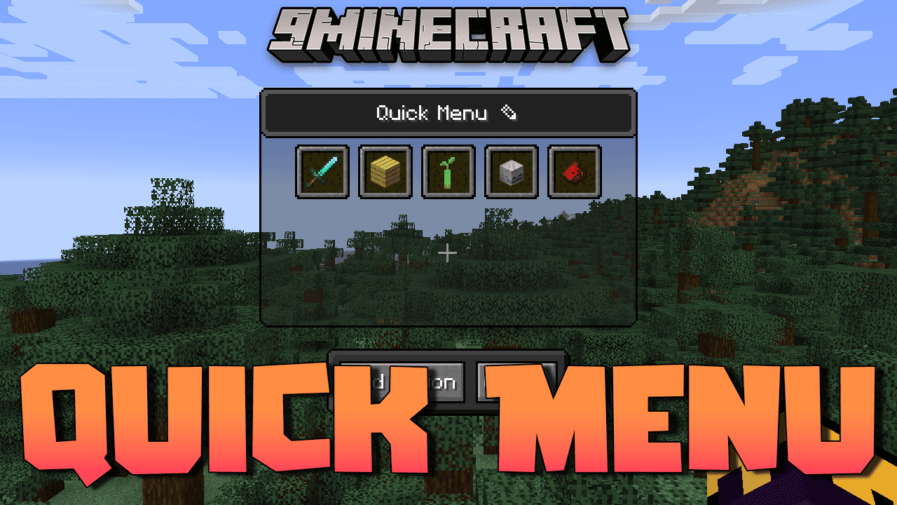 Quick Menu Mod (1.21.1, 1.20.1) - Time-Saving Tools 1