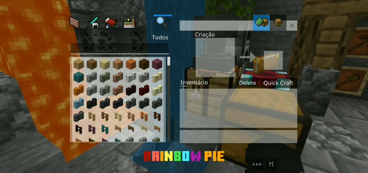 Rainbow Pie UI Pack (1.21, 1.20) - The Next Level Client for MCPE/Bedrock 8