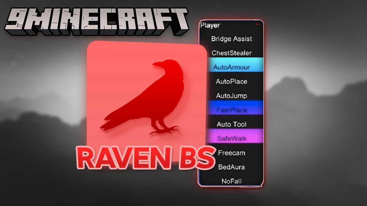 Raven BS Client (1.8.9) - Free Version of Raven B4 1