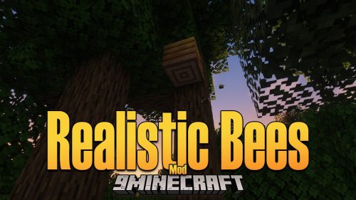 Realistic Bees Mod (1.21, 1.20.1) – Adding Realism to the Bees Thumbnail