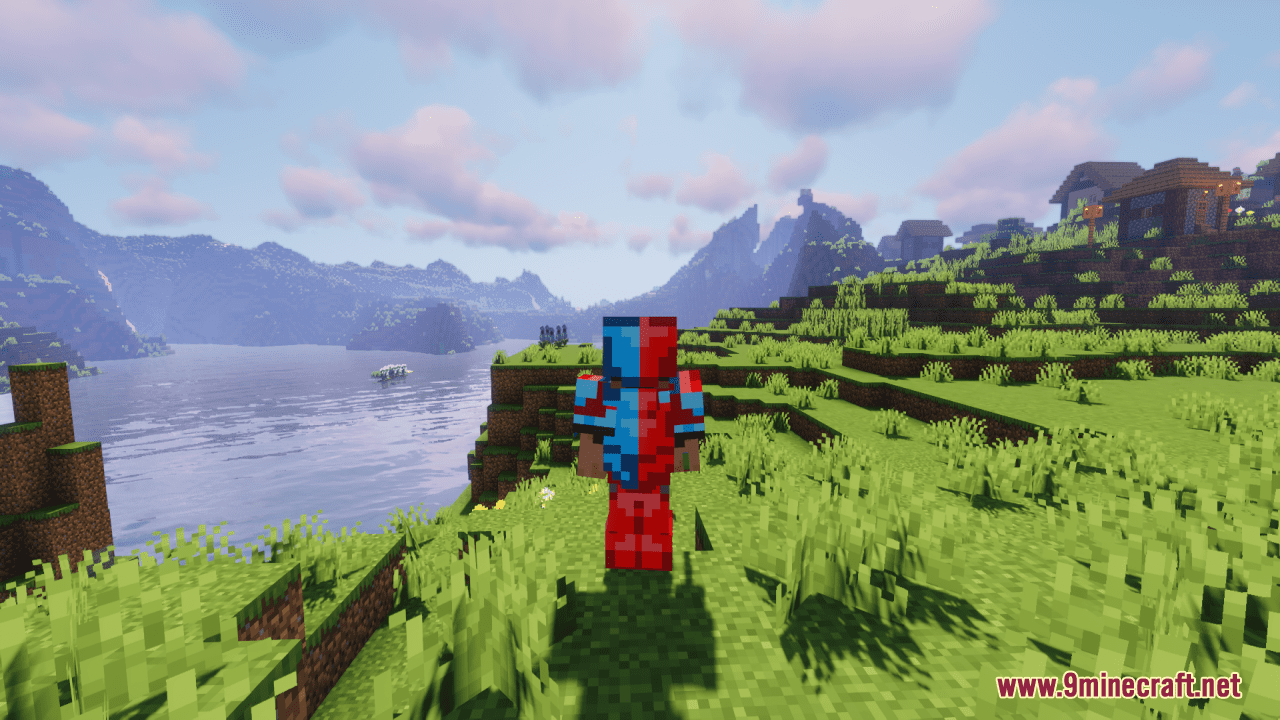 Red and Blue Netherite Resource Pack (1.20.6, 1.20.1) - Texture Pack 8