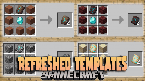 Refreshed Templates Data Pack (1.20.1) – A Cost-Effective Approach To Smithing Templates Thumbnail