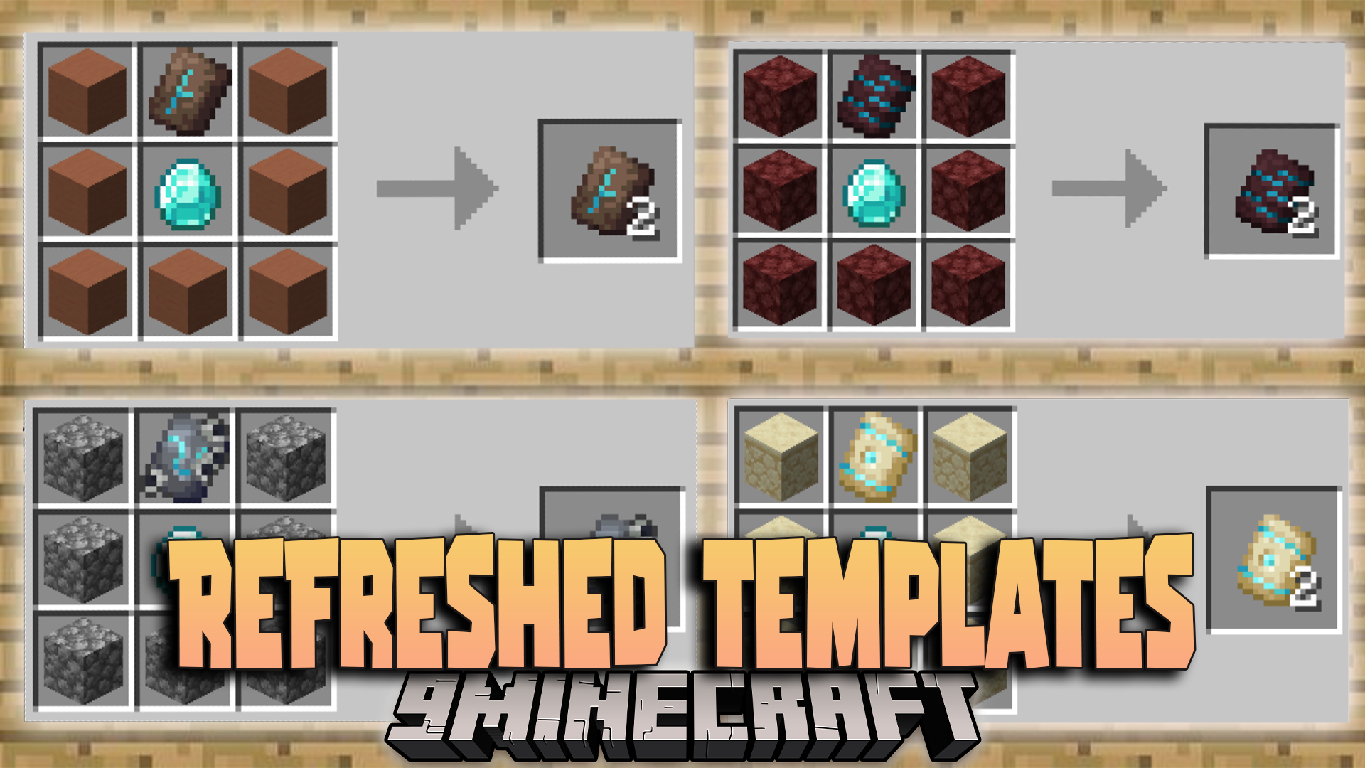 Refreshed Templates Data Pack (1.20.1) - A Cost-Effective Approach To Smithing Templates 1