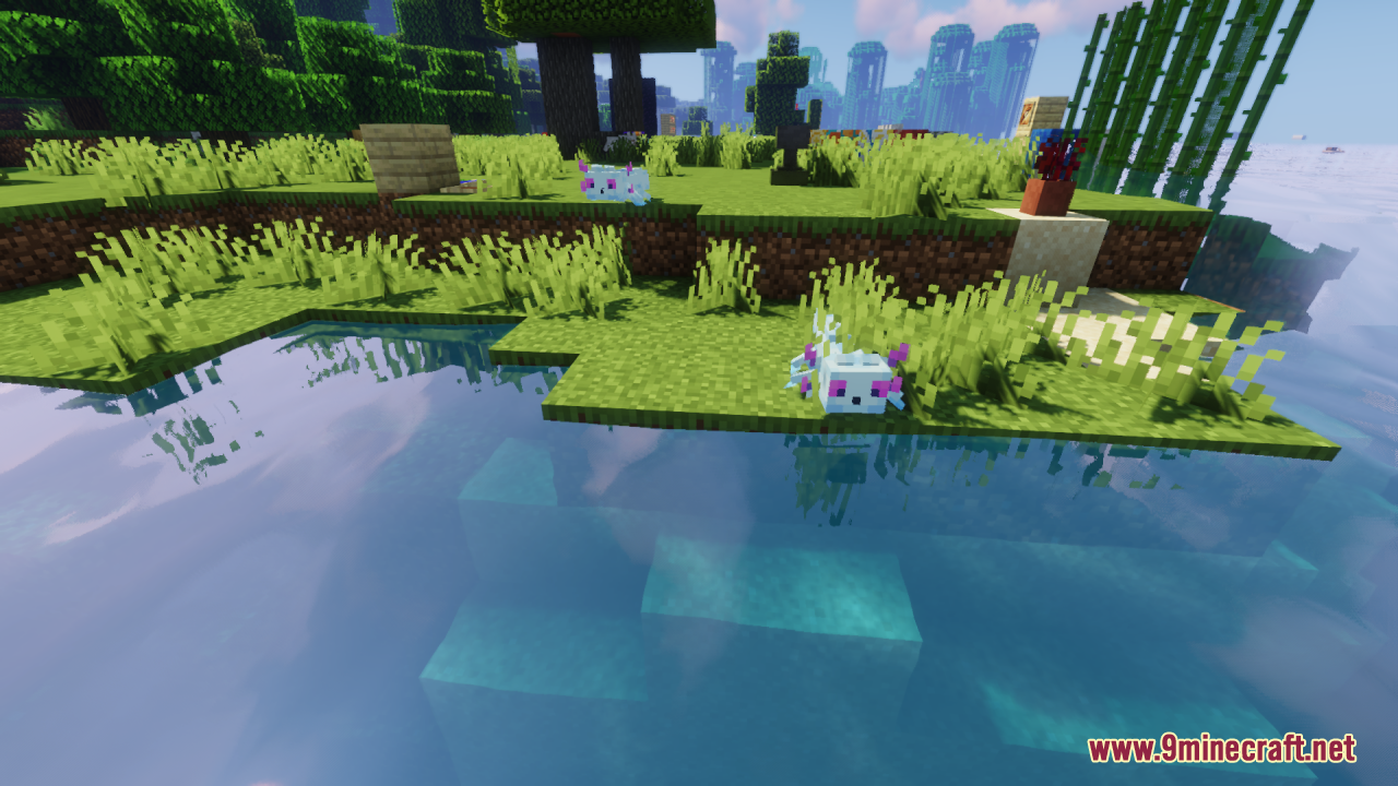 Rivulet Axolotl Resource Pack (1.20.6, 1.20.1) - Texture Pack 2