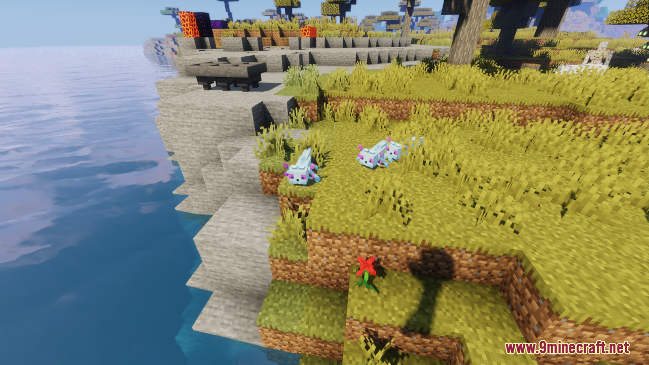 Rivulet Axolotl Resource Pack (1.20.6, 1.20.1) - Texture Pack 6