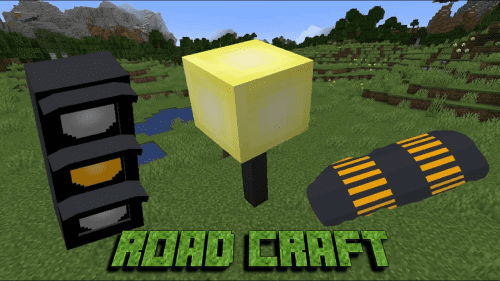 Road Craft Addon (1.21, 1.20) – MCPE/Bedrock Mod Thumbnail