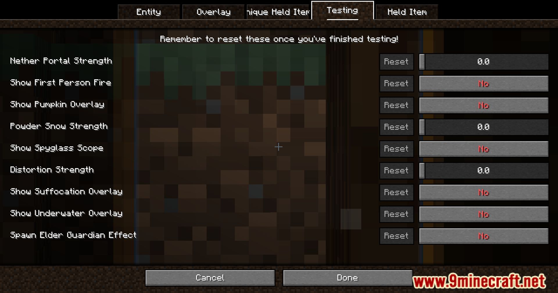 ScreenFX Mod (1.21, 1.20.1) - Personalize Your Minecraft 8