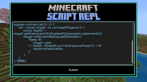 Script REPL Addon (1.20) – MCPE/Bedrock Mod Thumbnail