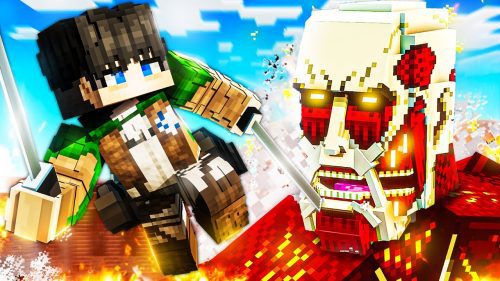 Shingeki No Craft Data Pack (1.20.6, 1.20.2) – Attack On Titan In Minecraft Thumbnail