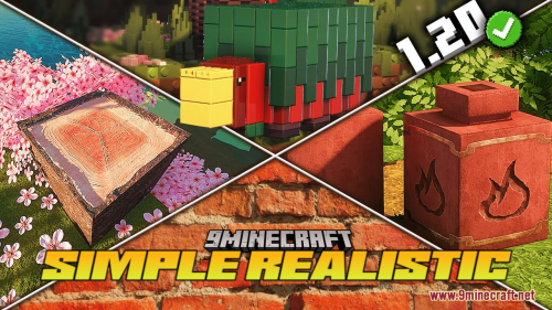 Simple Realistic Resource Pack (1.20.6, 1.20.1) – Texture Pack Thumbnail