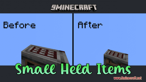 Small Held Items Resource Pack (1.21, 1.20.1) – Texture Pack Thumbnail