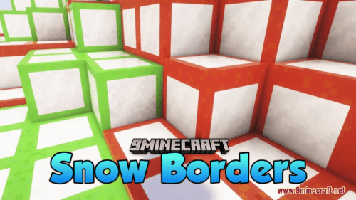 Snow Borders Resource Pack (1.20.6, 1.20.1) – Texture Pack Thumbnail