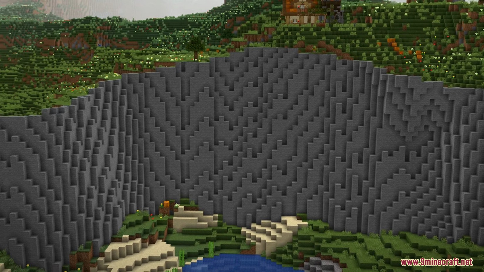 Stony Cliffs Are Cool Data Pack (1.20.6, 1.20.1) - Turns Dirt Hills into Pretty Stone Cliffs 2