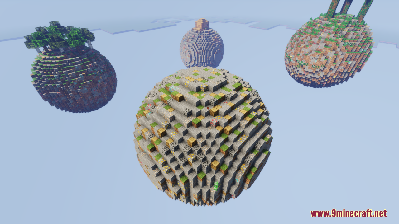 Survival Of The Spheres Map (1.21.1, 1.20.1) - Sky High Survival 3