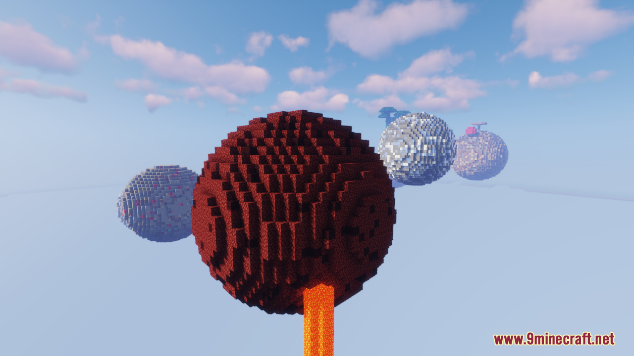 Survival Of The Spheres Map (1.21.1, 1.20.1) - Sky High Survival 7