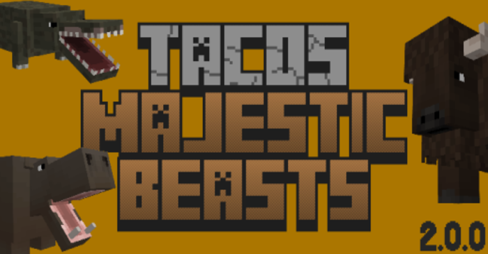 Taco's Majestic Beasts Addon (1.20) - MCPE/Bedrock Mod 1