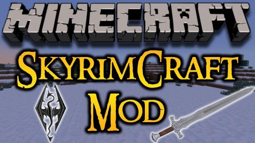 The Ender Scrolls SkyrimCraft Mod (1.21, 1.20.4) – The Elder Scrolls Skyrim Thumbnail